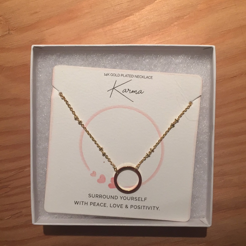 Gold plated necklace - Picture 1 of 2